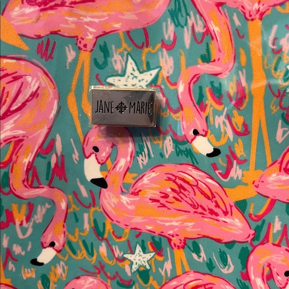 Pink Flamingo Print Tote Bag - Picture 2 of 2